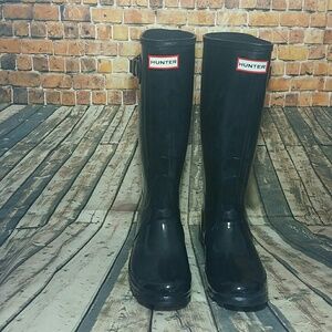 SOLD HUNTER Original Huntress Gloss size 7 Black